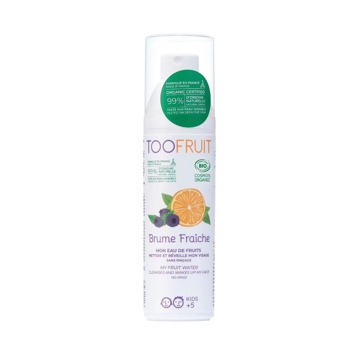 Reinigungsspray Orange-Blaubeere